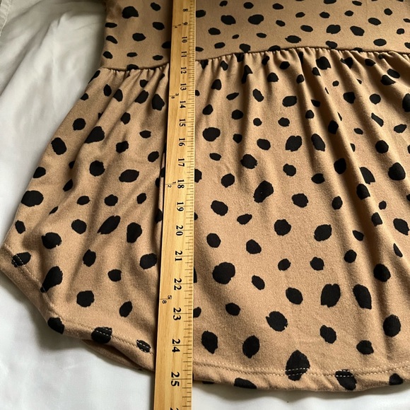 Perfect Peach Babydoll cheetah print top size small - Picture 6 of 6
